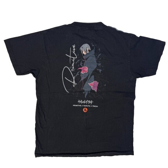 Primitive x Naruto Itachi Uchiha Sharingan TShirt Size M Naruto Shippuden Anime - Picture 1 of 5